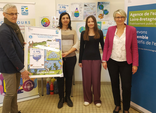 Remise officielle à Saint-Germain-Laval du concours d'affiches et podcasts 