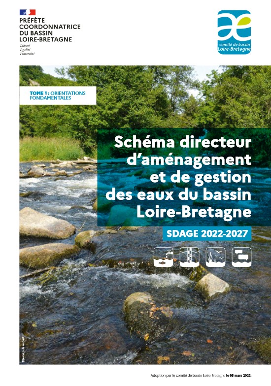 visuel du document du Sdage Loire-Bretagne 2022-2027