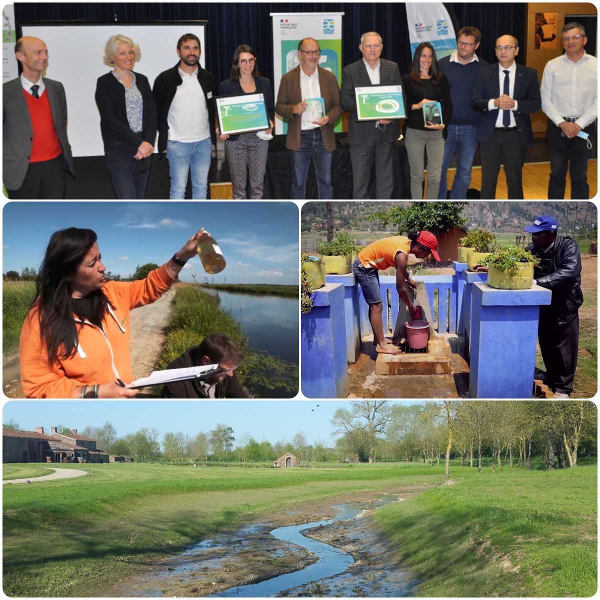 Photo des actions lauréates des Trophées de l'eau