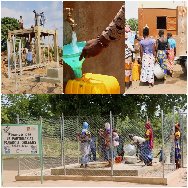 photo coopération pour l'eau à Parakou au Bénin