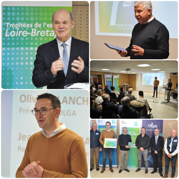 cérémonie des trophées de l'eau pour le lauréat Olga