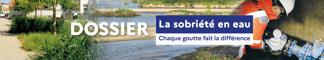 bandeau illustration pour le dossier sur la sobriété en eau