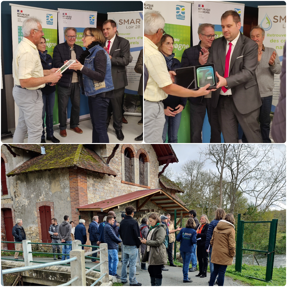 photos de la cérémonie des trophées de l'eau à Cloyes-les-trois-rivières