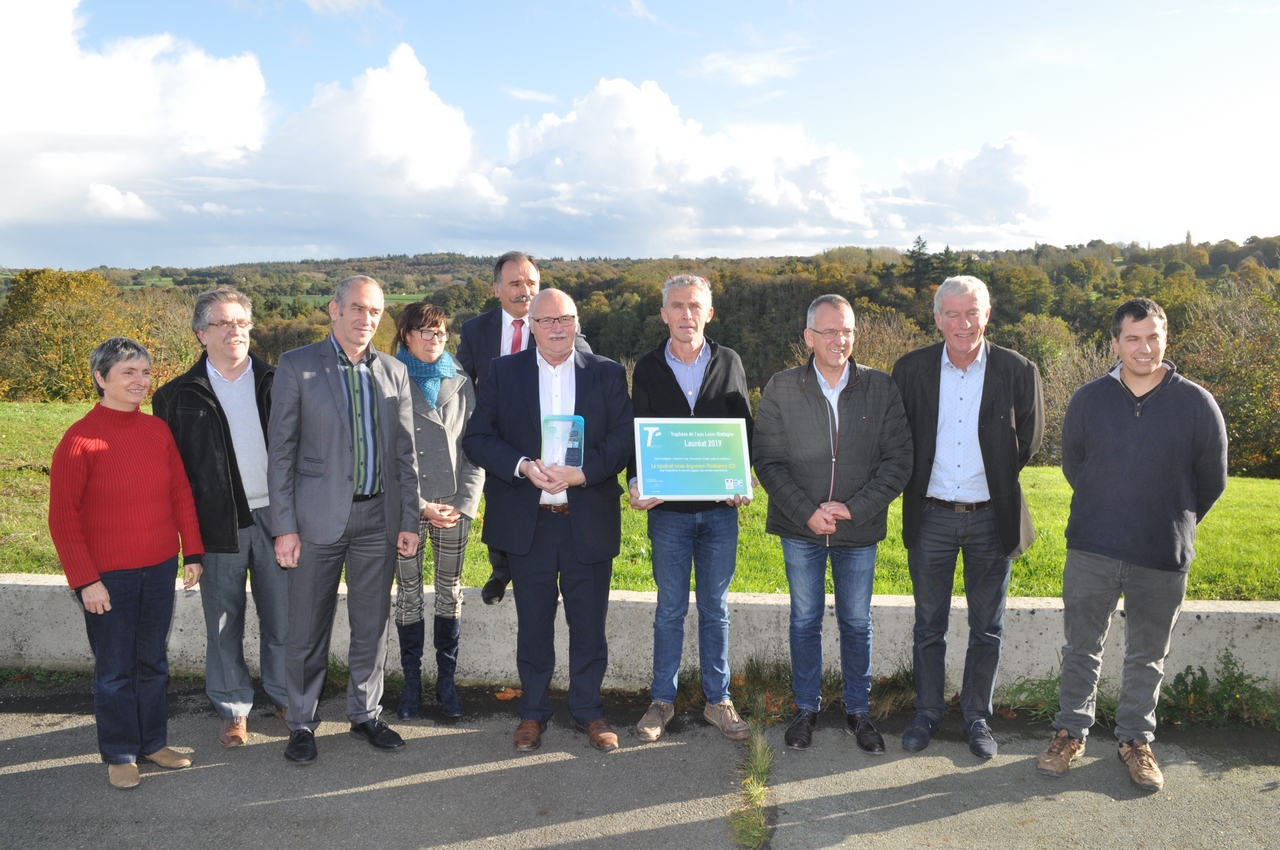 Remise du Trophées de l'eau Loire-Bretagne le 7 novembre 2019 à Pléven (22)