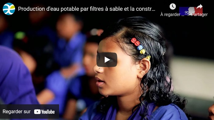 visuel illustration vidéo Trophée Production d'eau potable par filtres à sable et la construction de latrines au Bangladesh